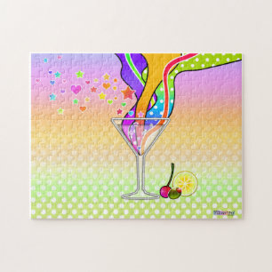 PUZZLE MARTINI STYLE ART POP DES ANNÉES 60