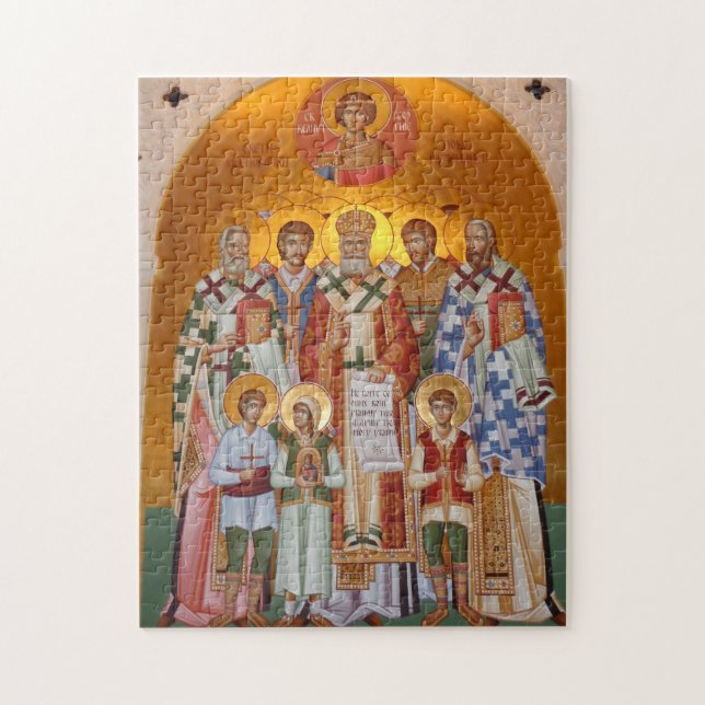 Puzzle Martyrs de Jasenovac Icône chrétienne orthodoxe (Vertical)