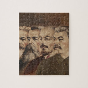 Puzzle Marx, Engels, Lénine, et Stalin