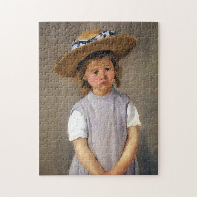 Puzzle Mary Cassatt "enfant dans un chapeau de paille " (Vertical)