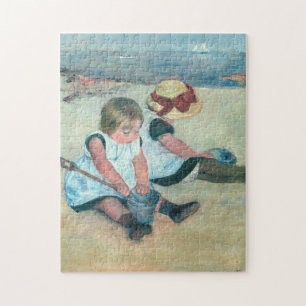 Puzzle Mary Cassatt - Enfants jouant sur la plage