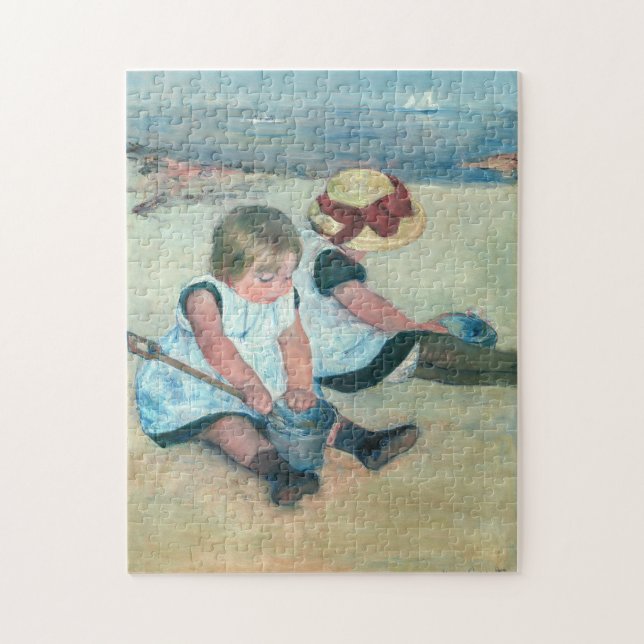 Puzzle Mary Cassatt - Enfants jouant sur la plage (Vertical)