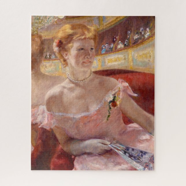 Puzzle Mary Cassatt - Femme au collier de perles dans une (Vertical)
