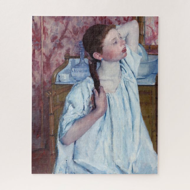 Puzzle Mary Cassatt - Girl Arrange ses cheveux (Vertical)