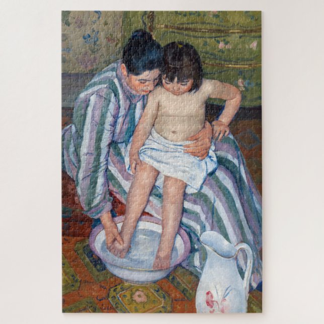 Puzzle Mary Cassatt - Le bain de l'enfant (Vertical)