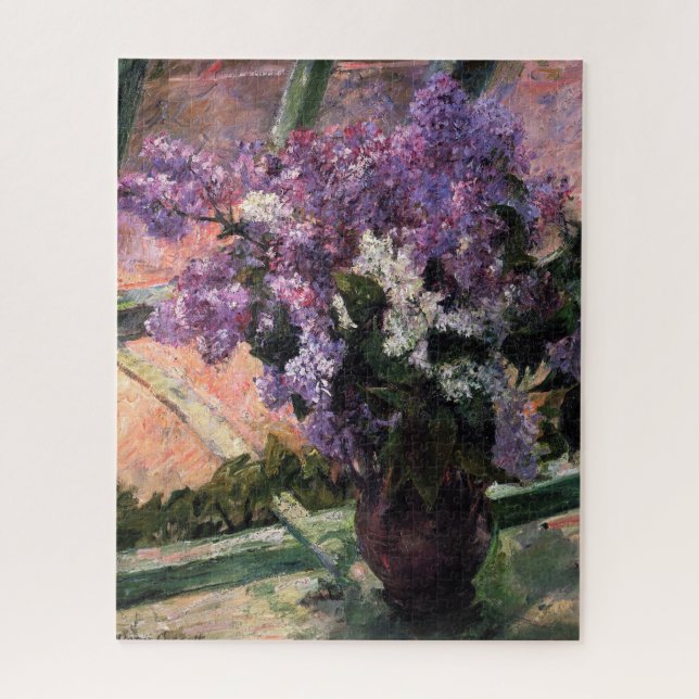 Puzzle Mary Cassatt - Lilacs in a Window (Vertical)
