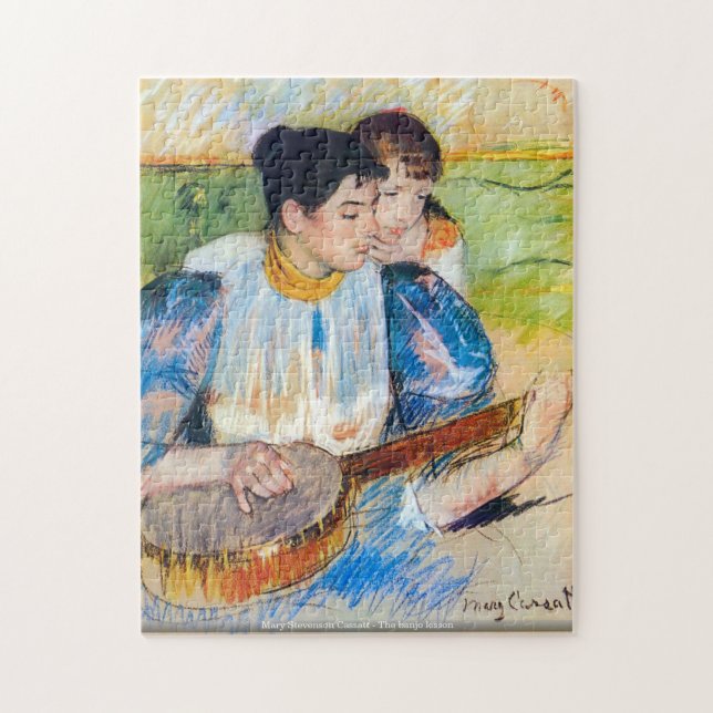 Puzzle Mary Stevenson Cassatt - la leçon de banjo - (Vertical)