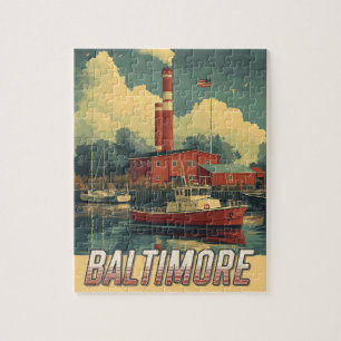 Puzzle Maryland vintage Baltimore