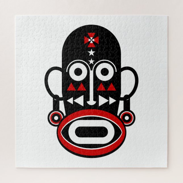 Puzzle masque africain (Vertical)