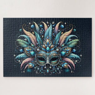 Puzzle Masque de bijou à plumes de Boho Masquerade