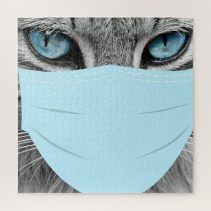 Puzzle Masque de chat corona