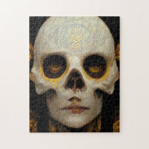 Puzzle Masque de mort Imaginaire Sci-Fi Art