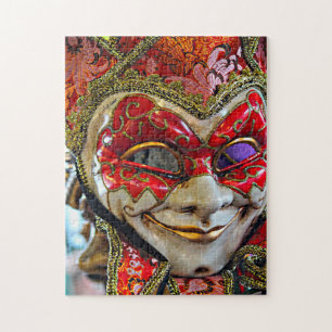 Puzzle Masque Visage Mardi Gras Louisana.