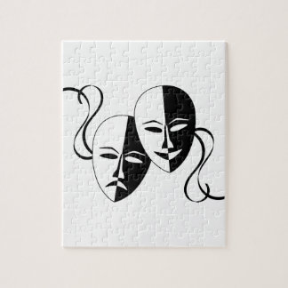 Puzzle Masques de théâtre de comédie et de