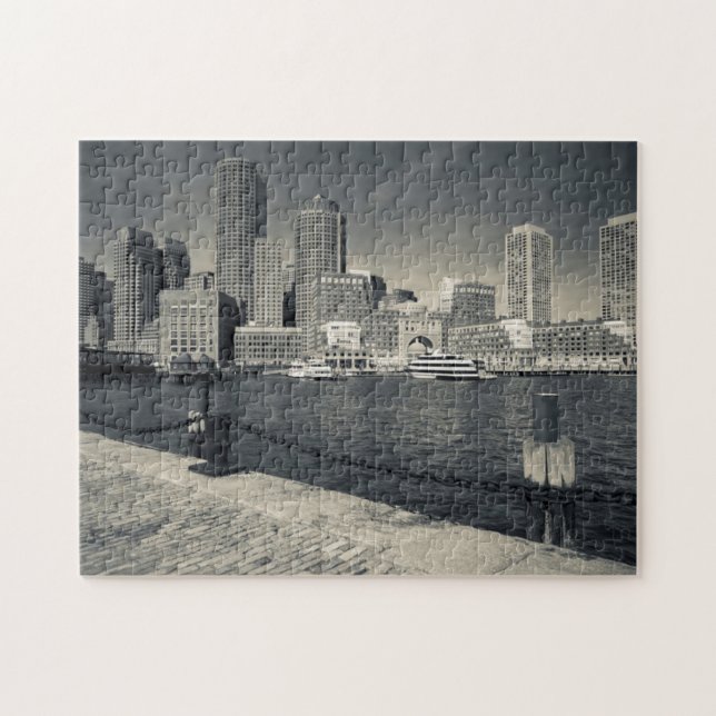 Puzzle Massachusetts, Boston, immeubles de Rowe's Wharf (Horizontal)