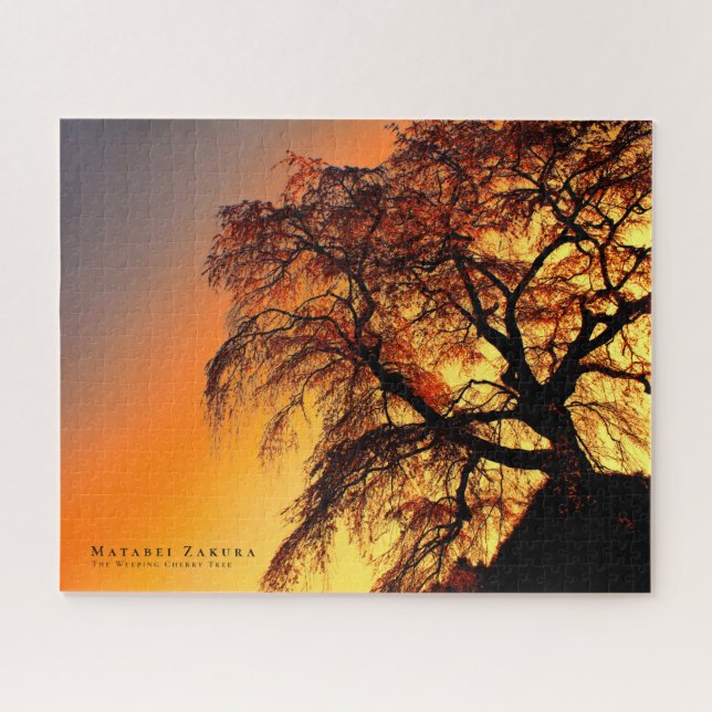 Puzzle Matabei-Zakura : Cerisier pleureur (Horizontal)