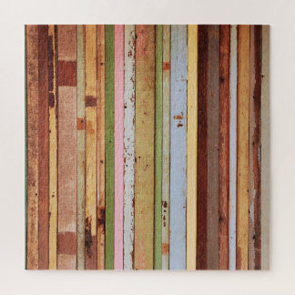 Puzzle Matériau en bois : Texture Vintage de papier peint