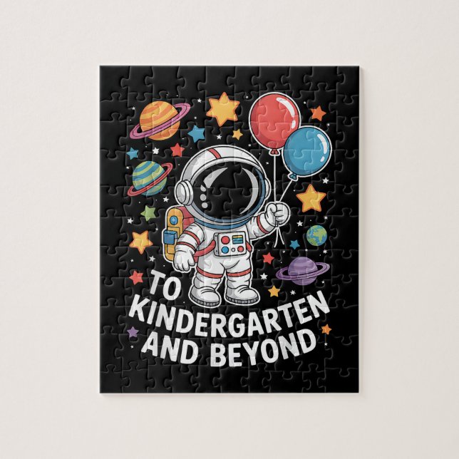 Puzzle Maternelle et au-delà Astronaute Espace (Vertical)