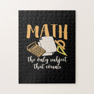 Puzzle Math Enseignant Math Le Seul Sujet