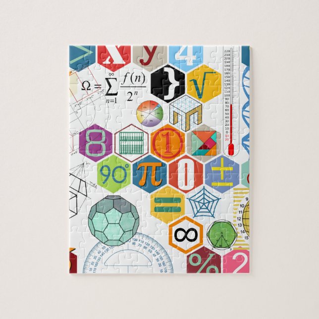 Puzzle Maths (blanches) (Vertical)