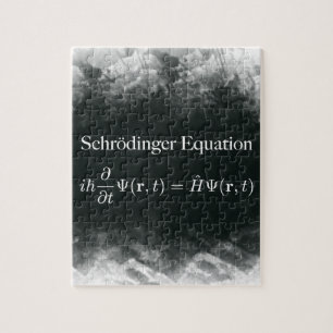 Puzzle Maths d'équation de Schrödinger et physique de