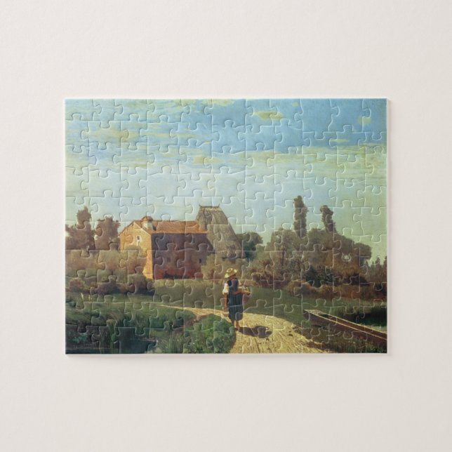 Puzzle Matin de mai (huile sur la toile) (Horizontal)