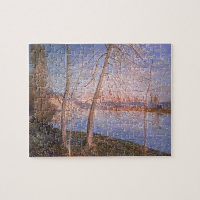 Puzzle Matin d'hiver d'Alfred Sisley | (Horizontal)