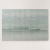 Matin en pastel en Toscane brumeuse