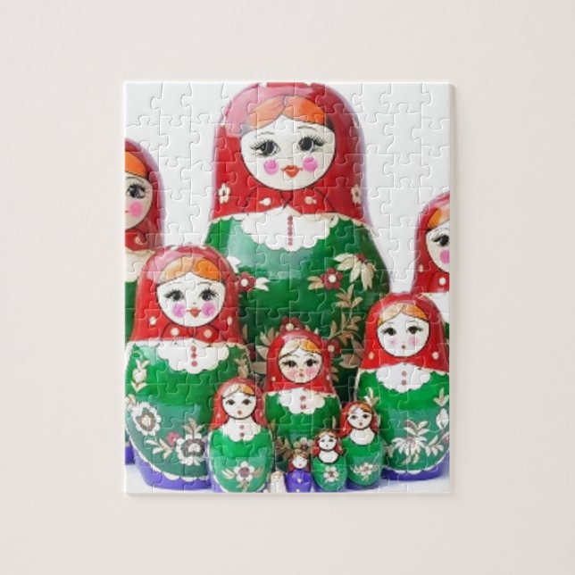 Puzzle Matryoshka - матрёшка (poupées russes) (Vertical)