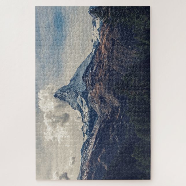 Puzzle Matterhorn Mountain Summit View (Vertical)
