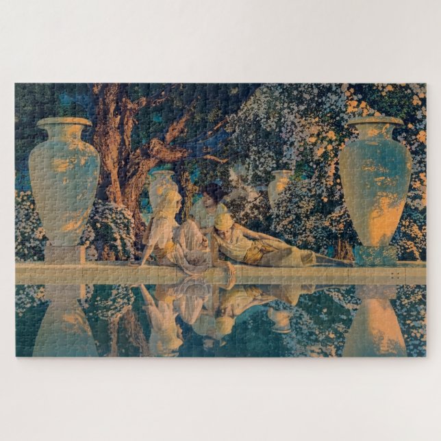 Puzzle Maxfield Parrish Le Jardin d'Allah 1918 Beaux-Arts (Horizontal)