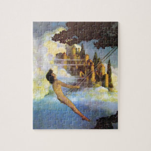 Puzzle Maxfield Parrish le petit livre de cru d'oiseau
