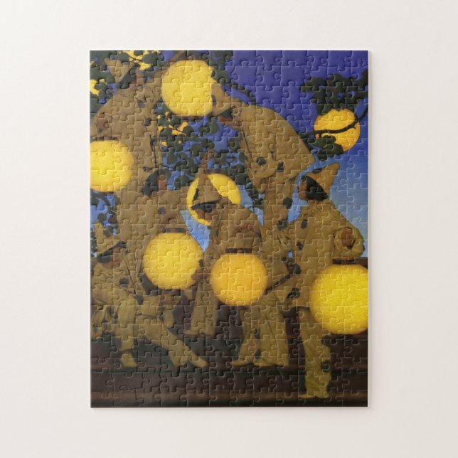 Puzzle Maxfield Parrish Les Porteurs de Lanternes 1908 Vi (Vertical)