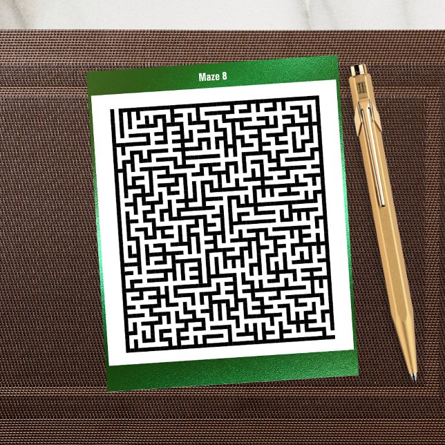 Puzzle Maze huit vert | Cartes d'activité (Créateur téléchargé)