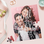 Puzzle Me Marierez-Vous Un Script À La Mode Et Une Photo<br><div class="desc">Pop la question, avec notre plaisir et tendance, voulez-vous m'épouser? photo personnalisée puzzle puzzle. Notre design comprend un design photo complet pour afficher votre propre photo spéciale. "Veux-tu m'épouser ?" est conçu dans un design typographique blanc branché affiché sur la photo. Customisé avec le nom du bénéficiaire pour une proposition...</div>