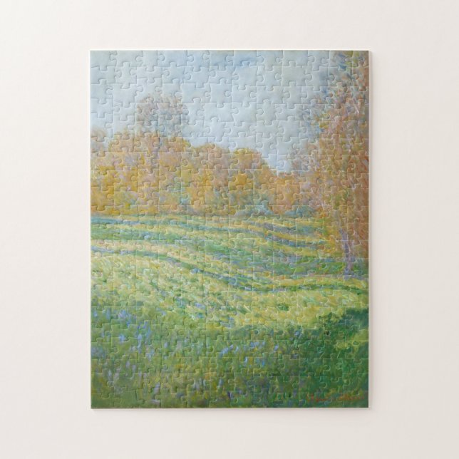 Puzzle Meadow at Giverny Monet Fine Art (Vertical)
