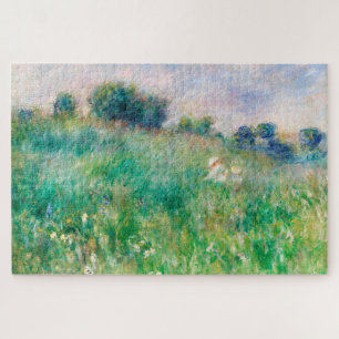 Puzzle Meadow by Auguste Renoir Green Woman Child