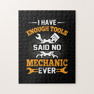 Puzzle Mécanicien J'Ai Assez D'Outils