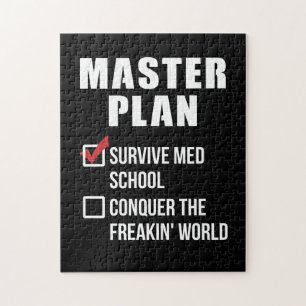 Puzzle Med School Graduation Master Plan