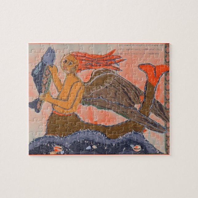 Puzzle Medieval Merman/Mermaid (Horizontal)