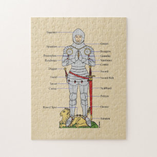 Puzzle Medieval Plate Armor Circa 1430