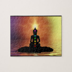 Puzzle méditant de Chakra