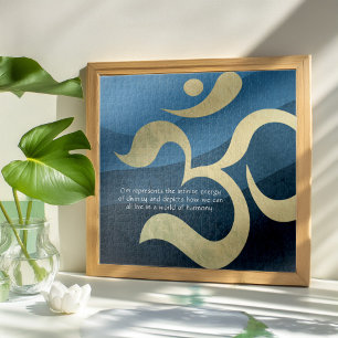 Puzzle Méditation Yoga Instructeur Vie Entraîneur OM Cita