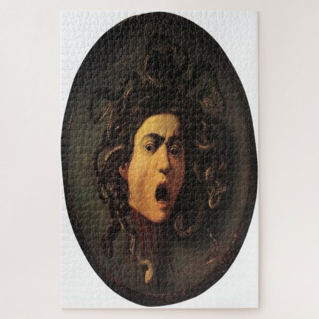 Puzzle Medusa (1596) par Caravaggio (Vertical)