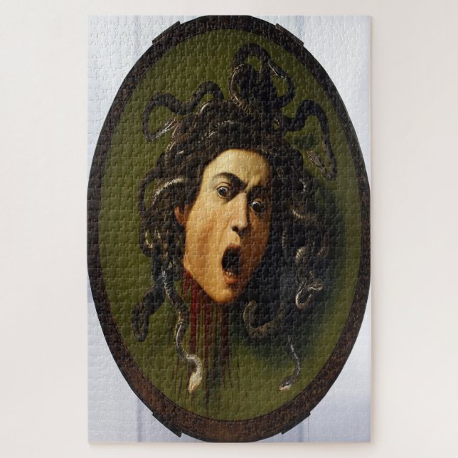Puzzle Medusa (1597) par Caravaggio (Vertical)