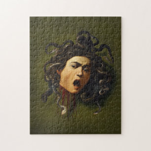 Puzzle Medusa tête Caravaggio peinture art mythologie can