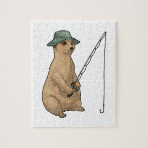 Puzzle Meerkat Fishing Fisher