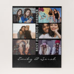 Puzzle Meilleur Ami pour toujours Personnalisé 6 Collage<br><div class="desc">Ce Design a un modèle de collage facile où vous pouvez télécharger vos 6 photos de bestie préférées.
Ce sera le cadeau idéal pour montrer votre amour à votre meilleur ami.
Vous pouvez personnaliser le cadeau avec vos noms!</div>