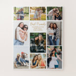 Puzzle Meilleur Collage Photo Ami Cute Personnalisé<br><div class="desc">Chic collage photo personnalisable cadeau de puzzle pour vos meilleurs amis au lycée ou à l'université. Ajoutez 9 de vos photos d'amis préférées et commandez ces magnets personnalisés pour vos besties comme cadeau d'anniversaire d'amitié. Rien ne dit à jamais à des amis comme un adorable gardien de photos personnalisées.</div>