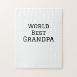 Puzzle Meilleur grand-père ajouter nom texte sport texte<br><div class="desc">conception</div>